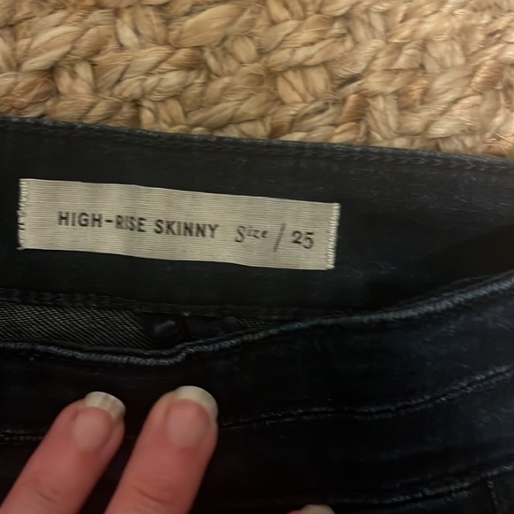 Pilcro by Anthropologie skinny trouser jeans, VGUC, size 25 - Picture 5 of 6